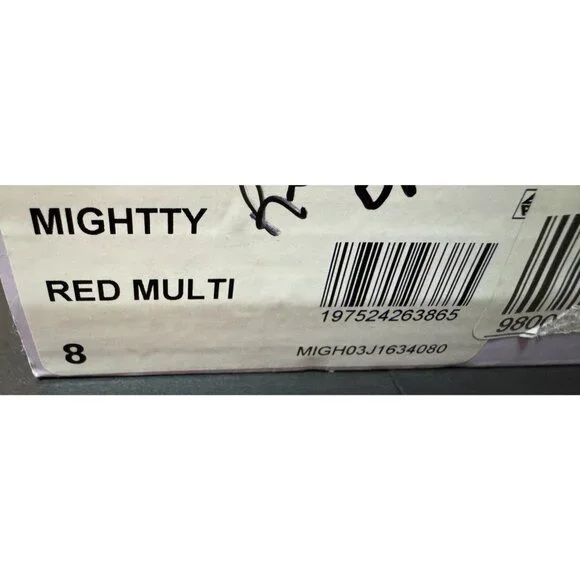 Madden Girl Shoes Womens 8 M Red Mightty Lace-up Gum Sole Low-Top Sneakers Giia - Picture 11 of 11